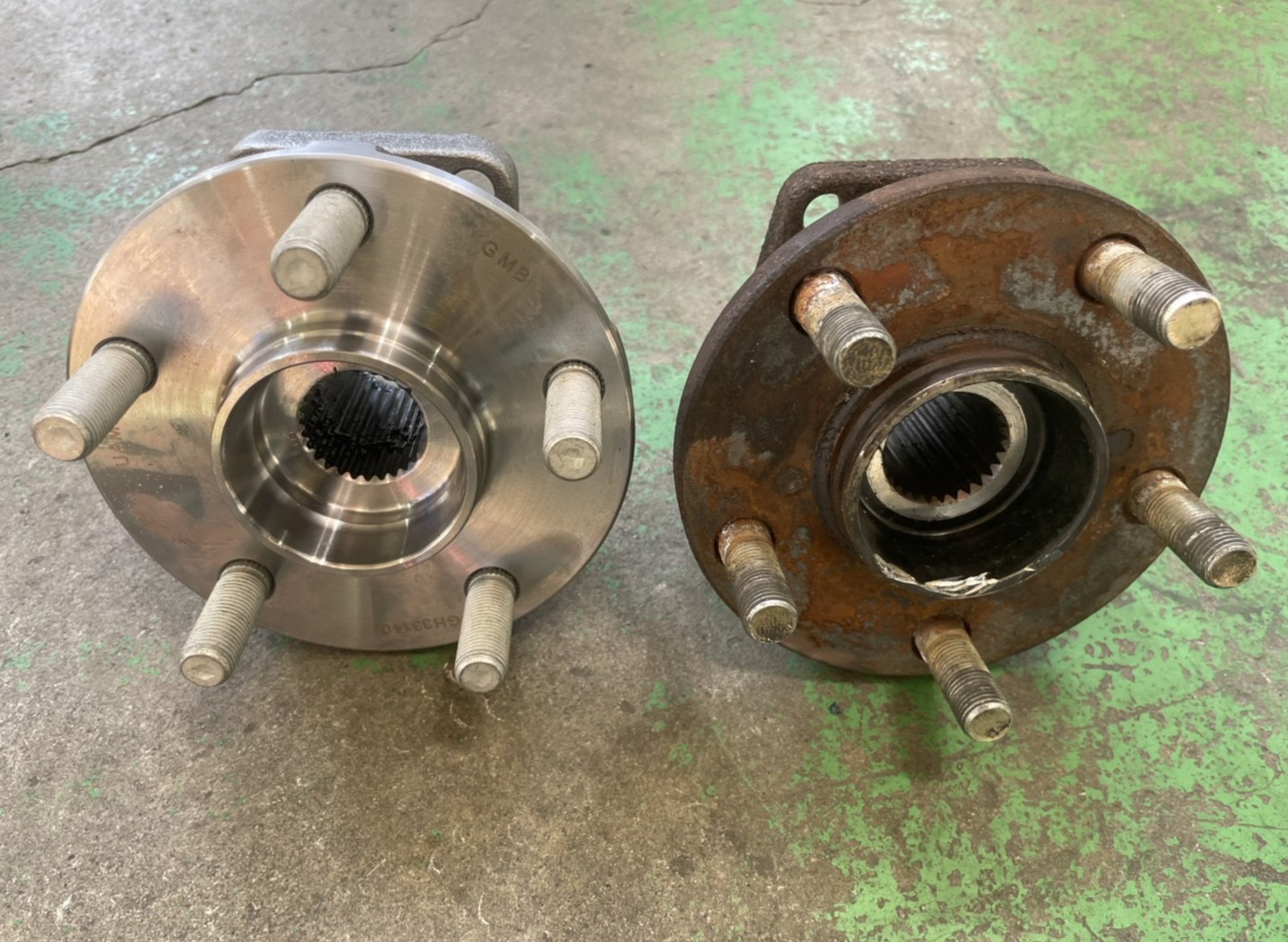 スバル　BP5　レガシィツーリングワゴン　ハブベアリング交換