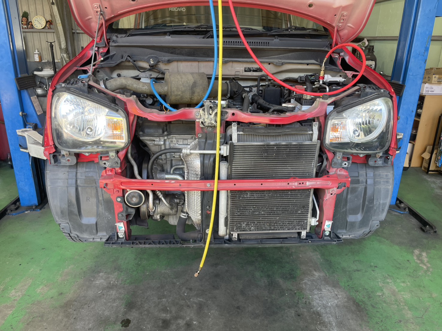 スズキ　HA36S　アルト　エアコン効かない修理入庫　