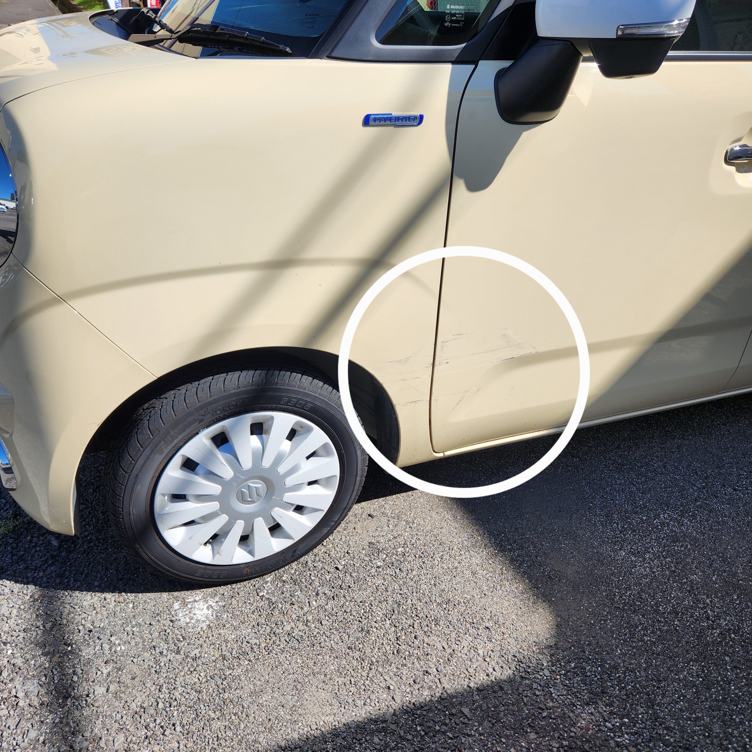 スズキ　ワゴンＲスマイル　板金塗装