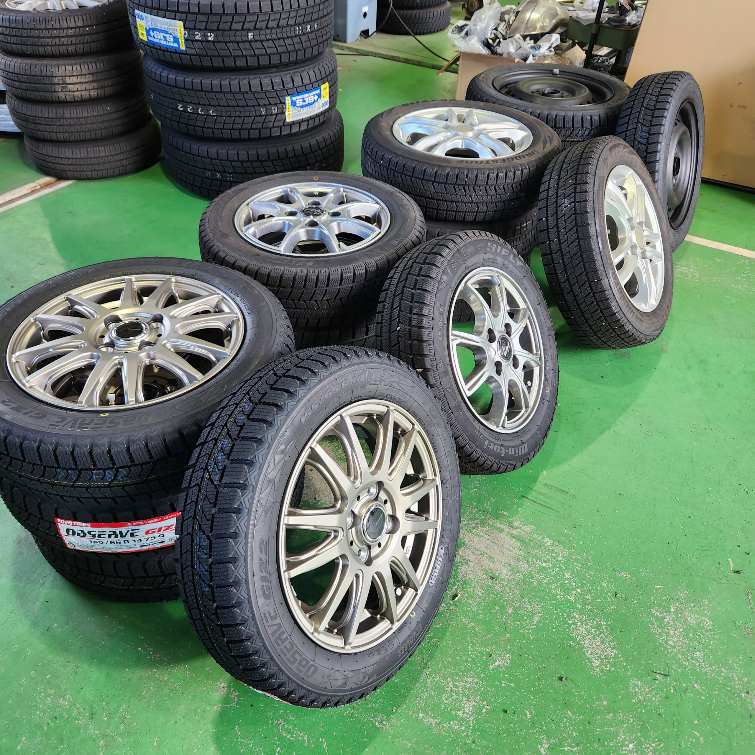 スタッドレスタイヤレンタル本格始動の寒さ