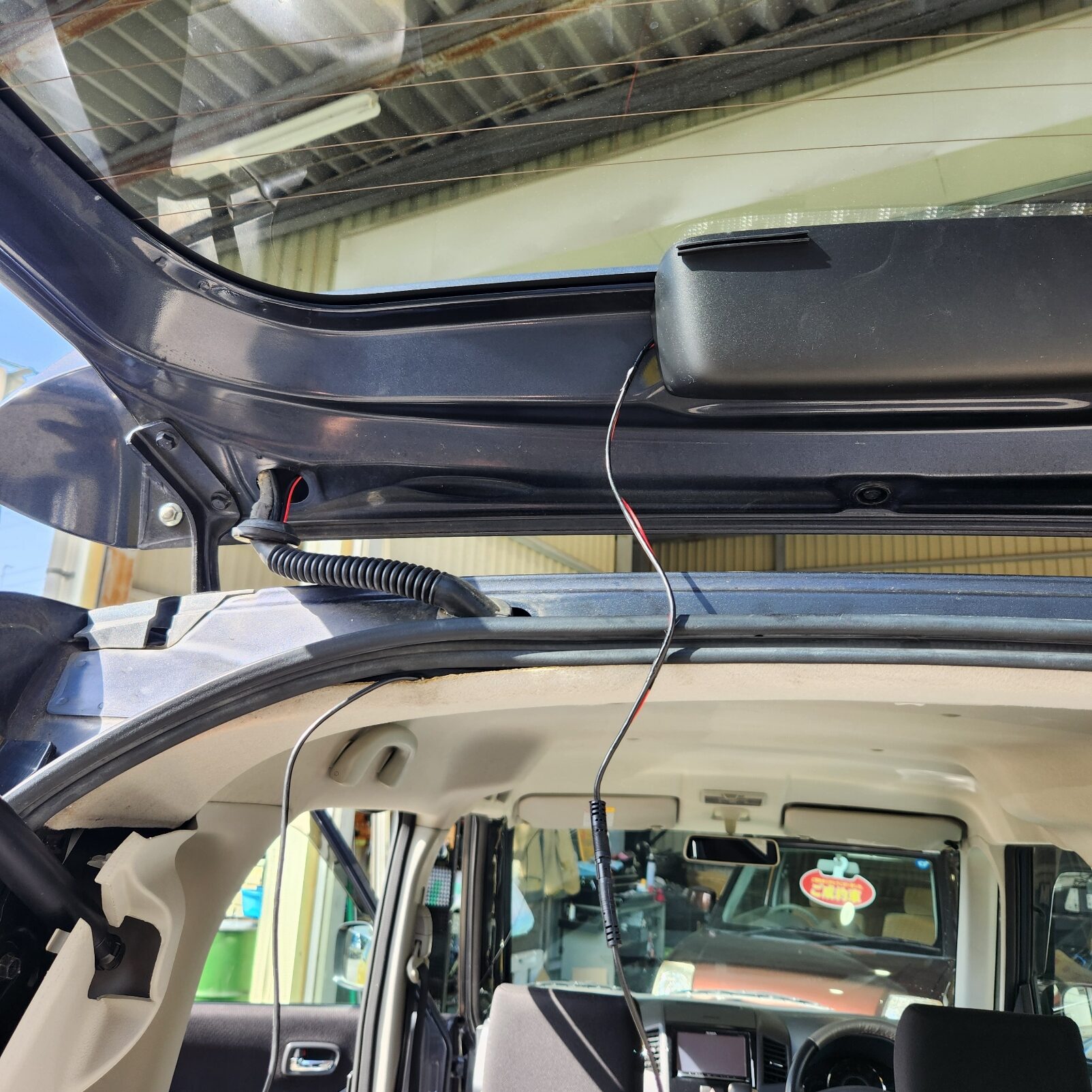 MK21S　パレットSW　前後ドラレコ（持込）　取付